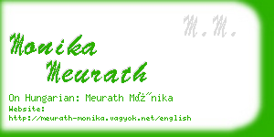 monika meurath business card